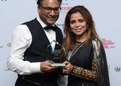 Scottish SME Business Awards Entrepreneur of the Year Poonam and Puneet Gupta